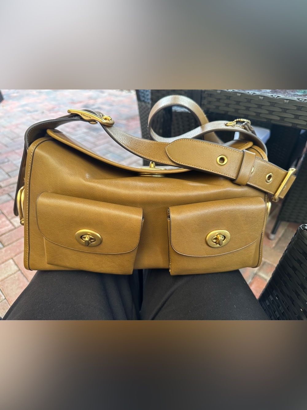 Coach Haversack Muted Olive - Picture 3 of 15